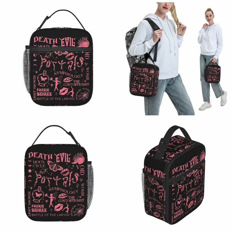Insulated Lunch Boxes Portals Melanie Martinez Product The Evil Moon Cycle Lunch Food Box Cooler Thermal Lunch Box For Outdoor