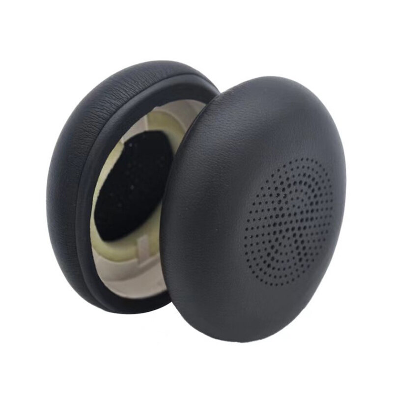 Replacement Protein Leather Earpads, Ear Pads, Copos, Almofadas para Jabra Evolve2 65, UC Elite 45h, Headsets Repair Parts