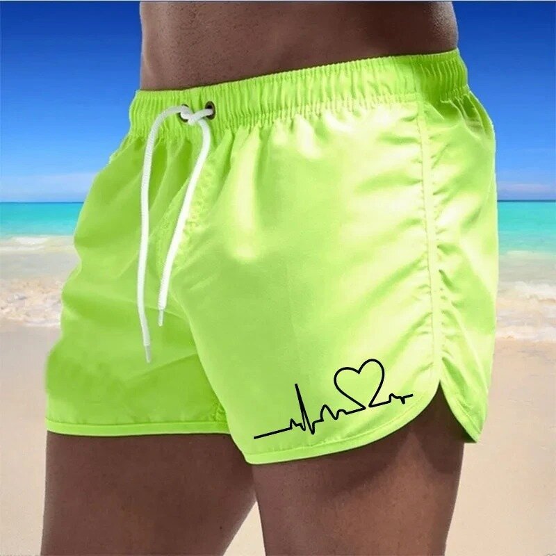 Pantalones cortos ligeros de secado rápido para hombre, shorts de playa de cintura baja, sexy, a la moda, tabla de surf, deportes, verano 2024