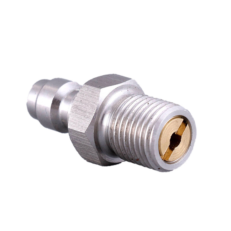 Conector de conexão rápida rosca macho, PCP Fill Nipple Plug, M10 1, 10mm, 0.4 ", 8mm