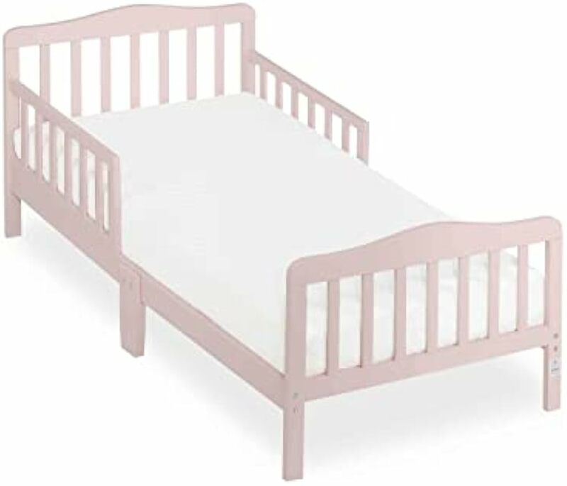 Desain Klasik tempat tidur balita dalam warna merah muda, bersertifikat emas grenguard