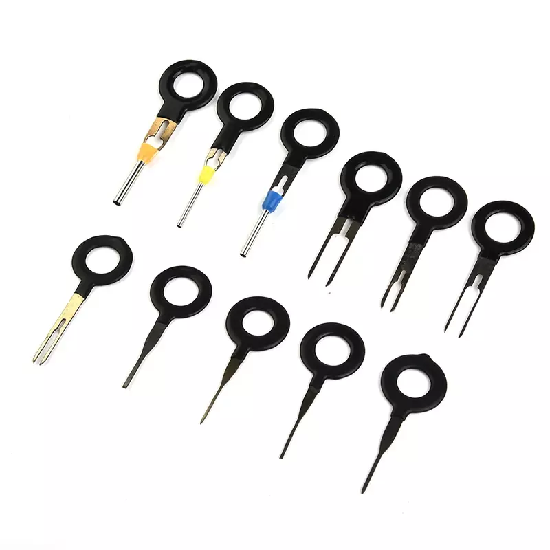 11pcs Terminal Removal Tool Car Connector Extractor Release Set Supplies Aluminum Equipment Practical Replacement