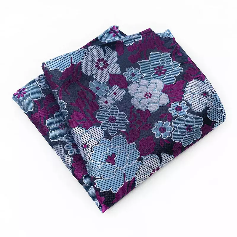 66-color Men Hanky Pocket Squared Handkerchief  Hankerchief Flower Paisley Floral Wedding Party Gift for Man Accessory