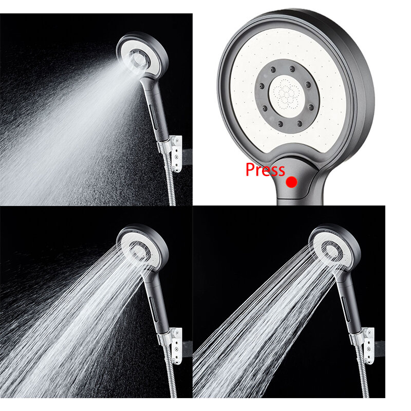3 Modes Shower Head Water Purifier Spa Showerhead High Pressure Filter For Bath Portable The Bathroom Items Accessories