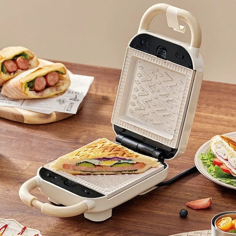 Электрическая сэндвич-машина 220 В, антипригарная вафельница, тостер, многофункциональная машина для завтрака, жареный пончик осьминог