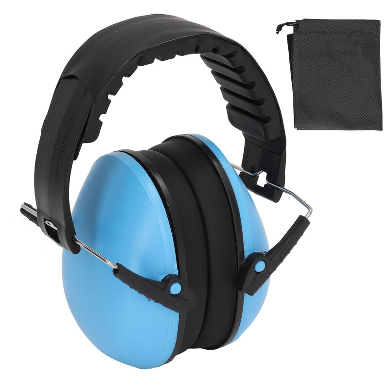 Shooting Earmuff Soundproof Earmuff Ear Protection Earmuff NRR 21DB Industrial Noise Reduction Headphone for Work Shooting Blue