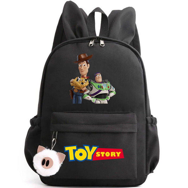 Mochila de Toy Story Woody Buzz Lightyear para niñas, niños y adolescentes, mochilas escolares informales, mochilas de viaje