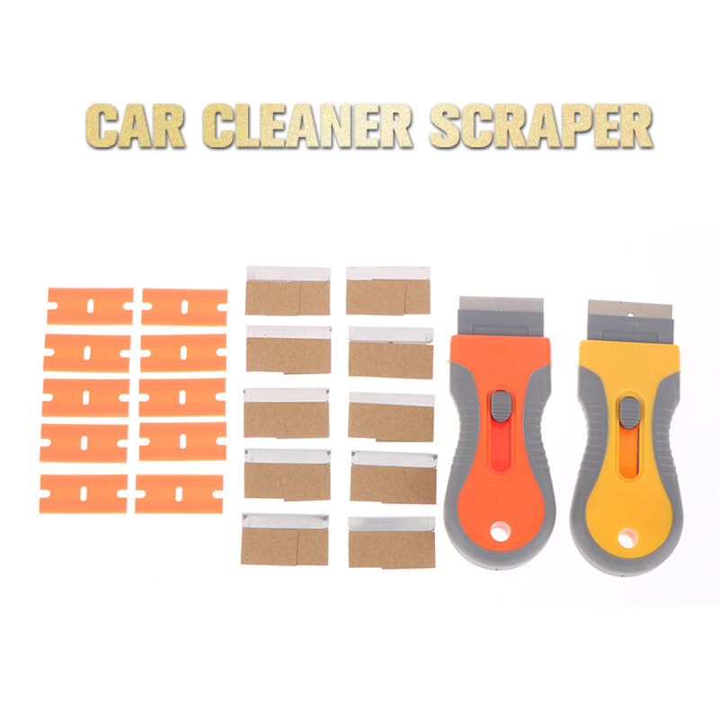 Car Window Glass Sticker Clean Scraper Scraper Blade Glue Squeegee Remover Cleaner