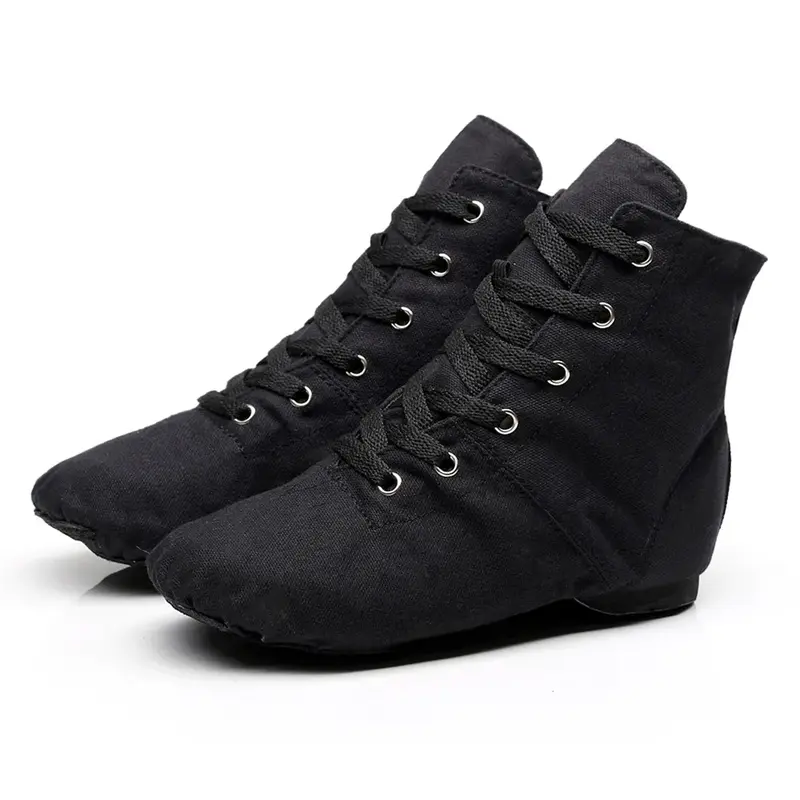 Coupons Woman Woman's Lace Up Canvas Dancing Shoe Ballet Pointe Sneakers for Women Men Women' Dance Jazz Shoes