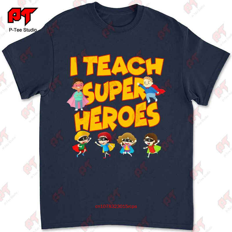 Camiseta de enseñanza de superhéroes, 7048