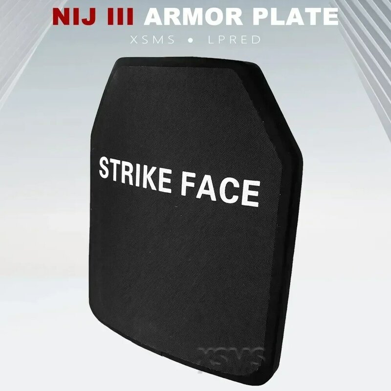 전술 방탄 인서트 NIJ 레벨 III PE 방탄 플레이트, 레벨 3 배낭 갑옷 패널 방탄복, 10x12 인치