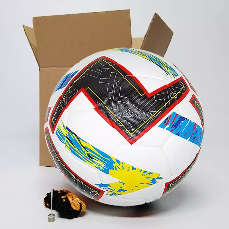 Футбольный мяч из ПУ, бесшовные футбольные тренировочные мячи, высокое качество, размер 5, подарок для взрослых и детей