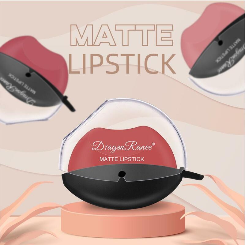 Lip-shaped Lipstick Makeup Temperature Color Changing To Lip Lazy Mak Color Matte Easy Long Lasting Lipstick Beauty Velvet I1B6