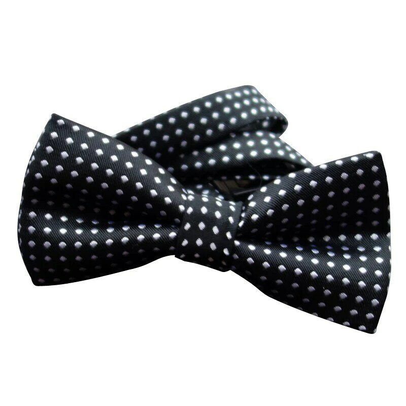 Ikepeibao Polka Dots Anak Bowtie Knot, Bow Ties Polyester Candy Solid Color Gratis Pengiriman