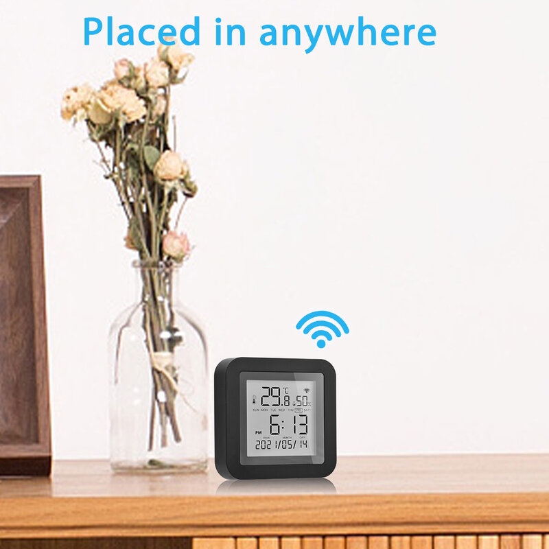 Smarsecur Smart Life IR Tuya WIFI sensore di temperatura e umidità per telecomando Smart Home con Display
