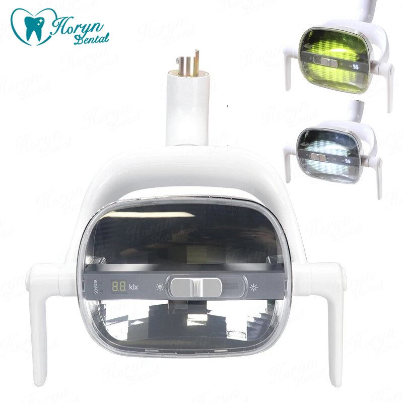 LED Dental Reflect Lamp para Odontologia Operação Cadeira, Refletor Infravermelho Indutivo, Cor Branca ou Amarela, Luz Oral