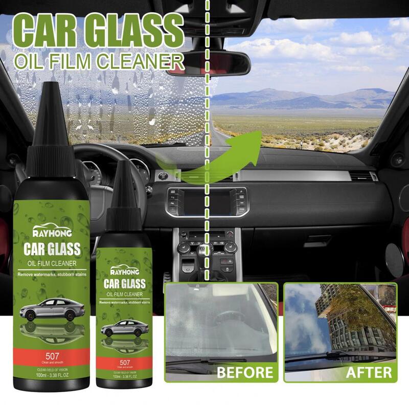 Removedor de película de aceite para ventana de coche, Limpieza Profunda, antiarañazos, suministros Automotrices