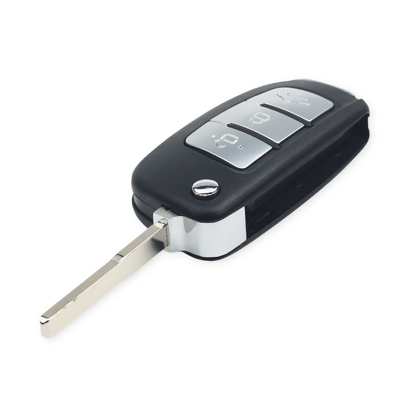 KEYYOU 3ปุ่มปรับเปลี่ยนพลิกพับ Remote Car Key กรณีเชลล์สำหรับ Ford Focus 2 3 Mondeo Fiesta C Max S Max Galaxy Mondeo Key