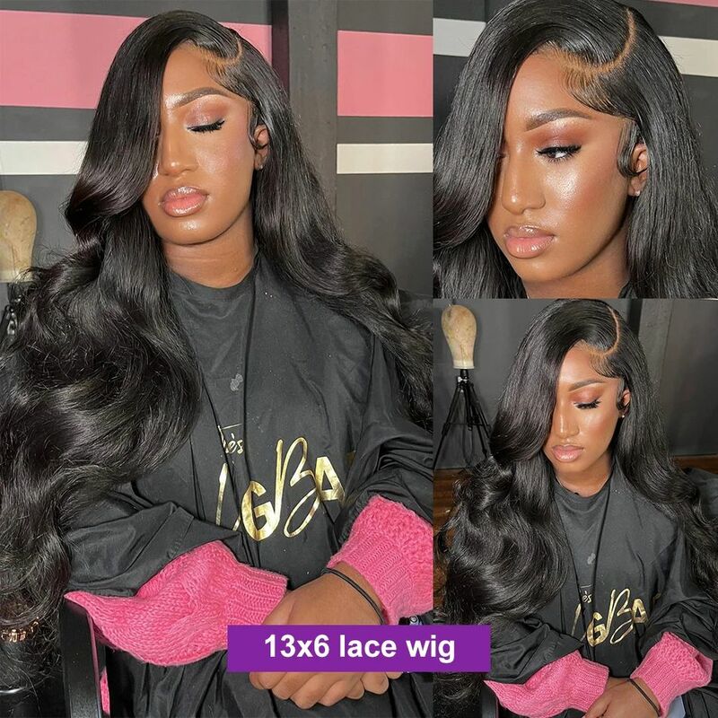 13x6 Body wave Lace Frontal Wigs Human Hair  for Women Choice 30 inch HD Lace Front Cheap Wigs on Sale Clearance Human Hair Long