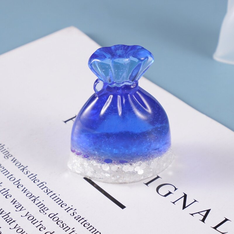 652F Purse Lucky Bag UV Epoxy Mold Table Decoration Casting Silicone Mould DIY Crafts Jewelry Ornaments Casting Resin Mold