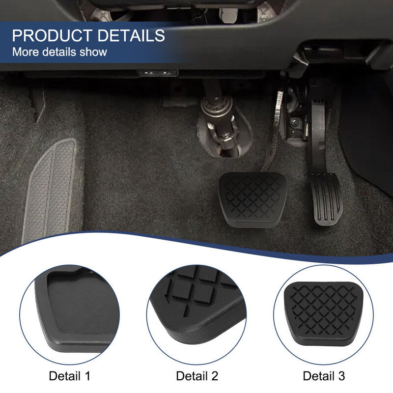 Almofada de pedal de freio de borracha para Honda, Pedal de embreagem, Peças sobresselentes do carro, Novo estilo, prático de usar
