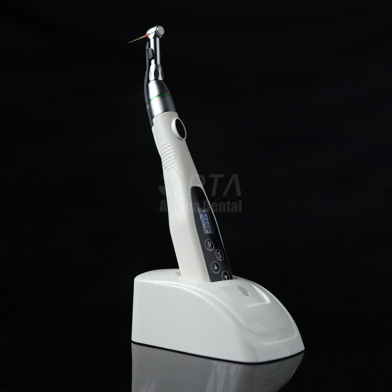 SPTA Endo Motor gigi tanpa kabel, 16:1 sudut kontra dengan kepala pengurangan kecepatan rendah alat genggam perawatan Endodoncia