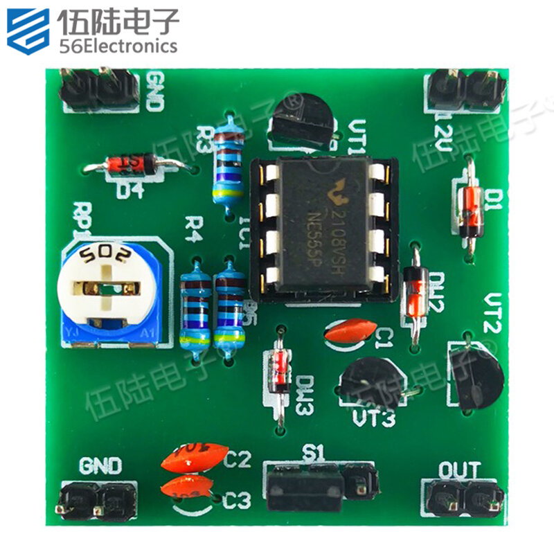 Ne555 einfache Signal generator Selbst montage und Löten von Teilen elektronische Schweiß kits Elektronik komponenten