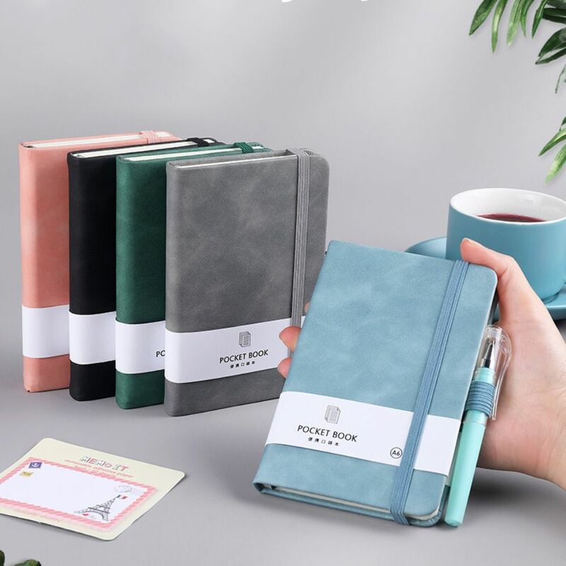 1Pc A6 A7 Mini Notebook Portable Pocket Notepad Memo Diary Planner Agenda Organizer Sketchbook Office School Stationery 100sheet