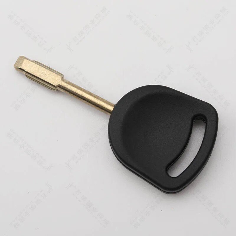Borracha Handle Key Blade sem Etiqueta ou Slot Chip, Sub-chave para Ford Supervan, Embrião