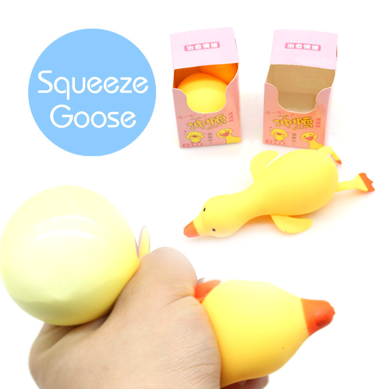 Giocattolo antistress Stretch The Big White Goose Fidget Toys Squishy Anti Stress divertente antistress per bambini adulti regalo J174