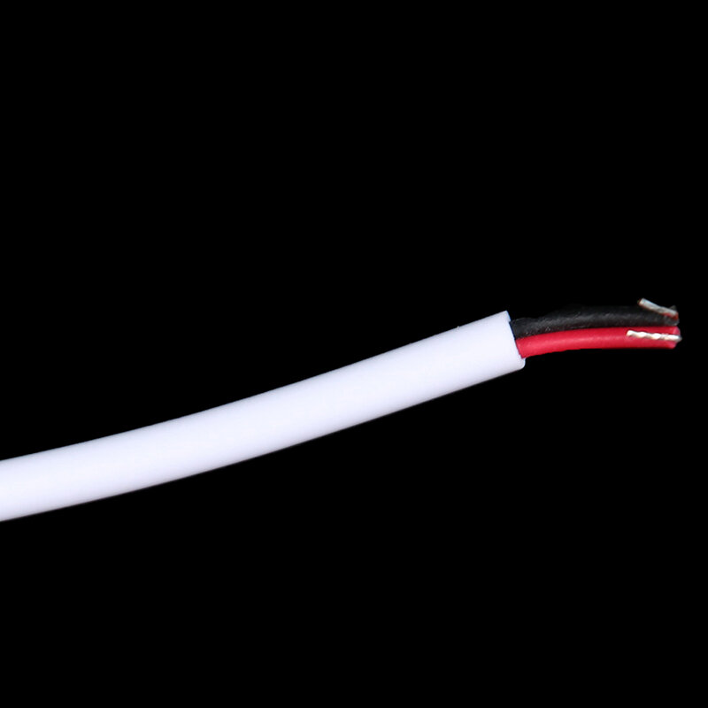 1 buah tipe kabel detektor Alarm kebocoran Sensor air tanpa kabel dengan dua tiang logam untuk dapur kamar mandi