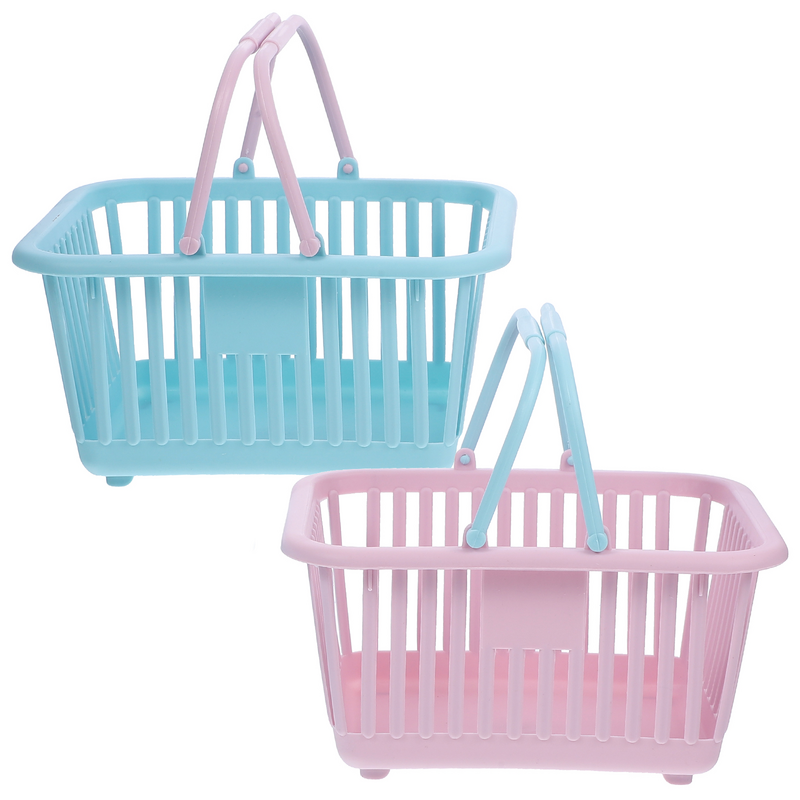 2 Pcs Storage Storage Basketss Toys Basjet Candy Container Home conservazione delle verdure Basketsss utile Tote Bag da bagno