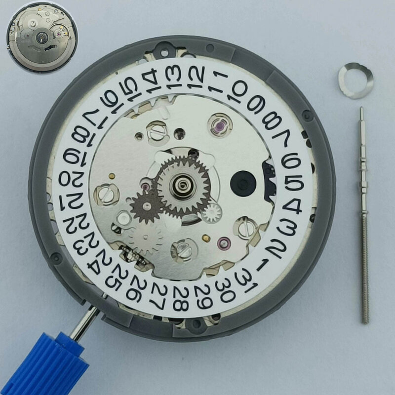 Механизм H34, Япония, 24 Драгоценности NH34A NH34 4R34 4 стрелки GMT Дата, высокая точность, автоматический механический механизм