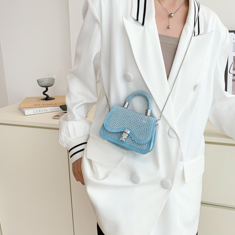 여성용 패션 가방, 미니 지갑, 크로스 바디 숄더 클러치 지갑, 작은 메신저 백, 반짝이는 귀여운 여성용 숄더백, 2022 신상