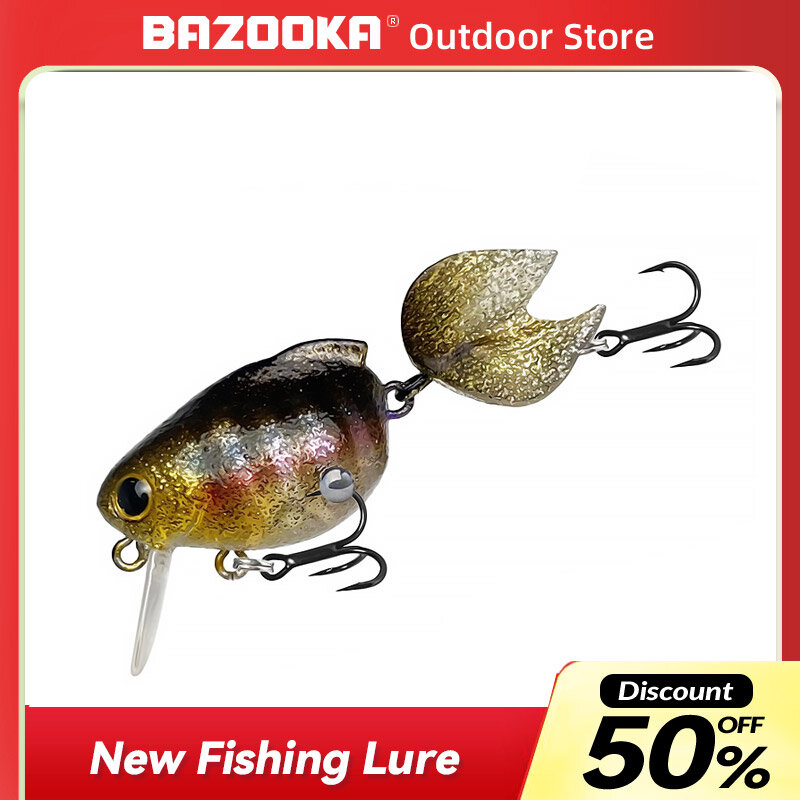 Bazooka-Silicone Swim Jigs Fishing Lure Kits, Polvo, Lula, Spinnerbait, Sharp Hook, Spinners, Segmentado, Baixo, Pike Tail, 6,8g
