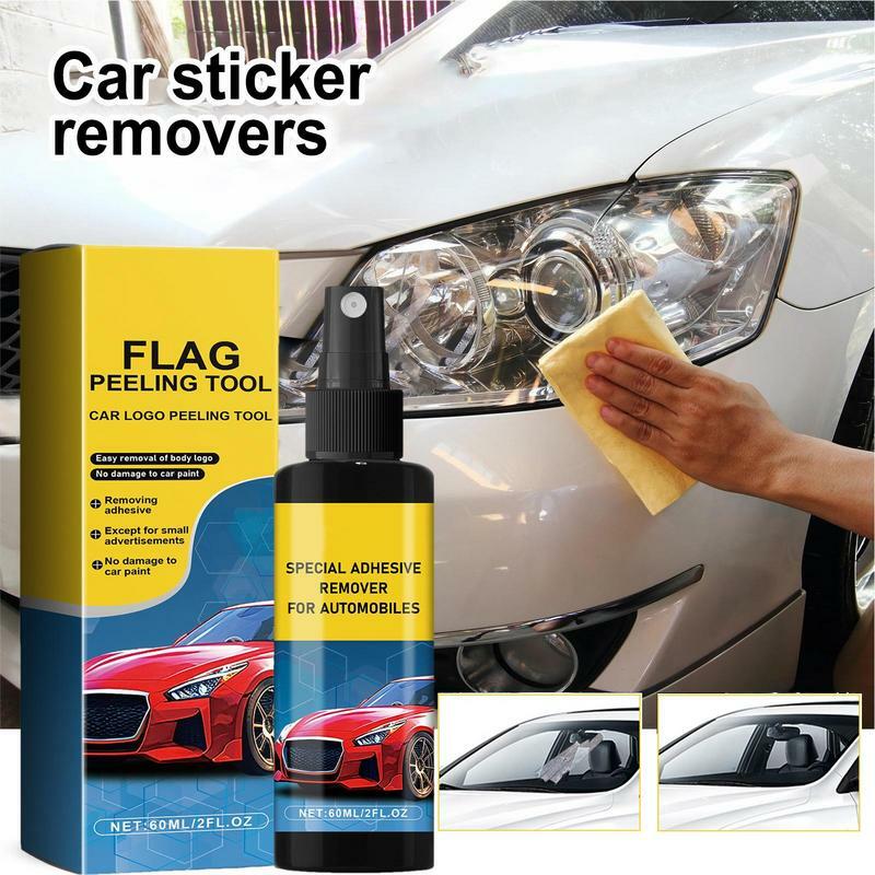 Removedor de adesivos automotivos, etiqueta e piso para carros, removedor de adesivos, removedor de pára-brisa, 60ml
