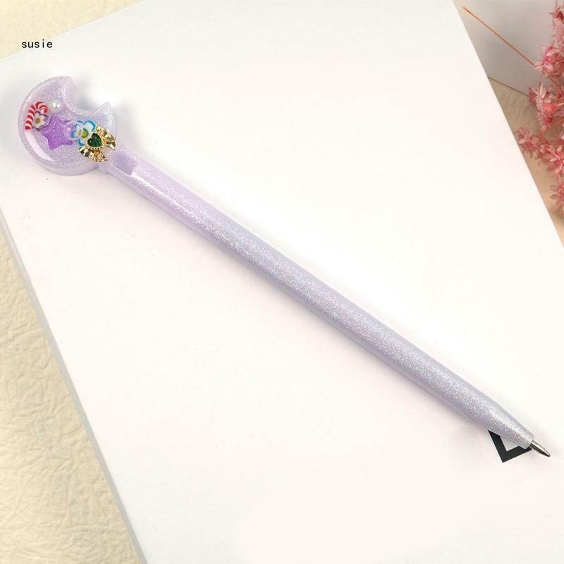X7YA Balpen Siliconen Mal Gedroogde Bloem Decoratieve Pen Mal DIY Ambachten Tool