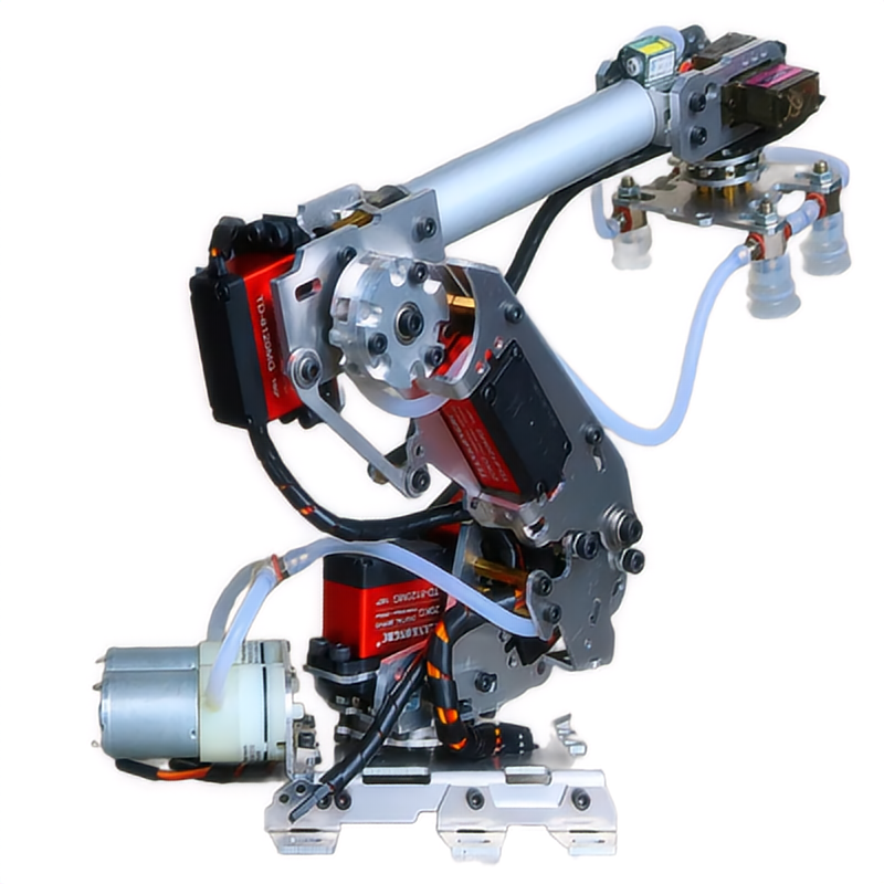 7 Dof manipolatore braccio Robot con grande pompa ad aria aspirante per Arduino Robot industriale modello Robot UNO Prohrammable braccio