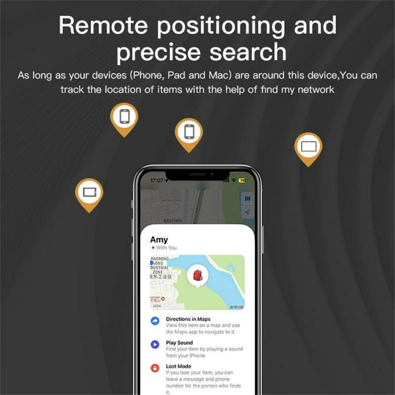 RYRA Tracking Device Tracking Mini Air Tag Key Child Finder Pets Tracker Location Smart Tracker per Apple trova la mia App sistema IOS