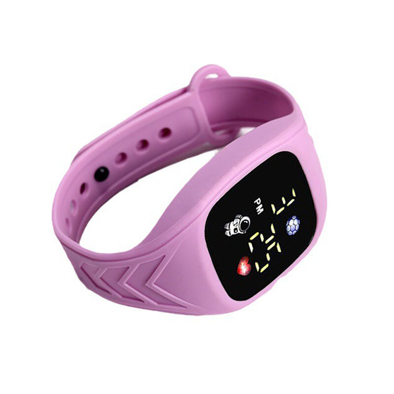 Reloj Digital electrónico Led para niños, pulsera deportiva, 24 horas
