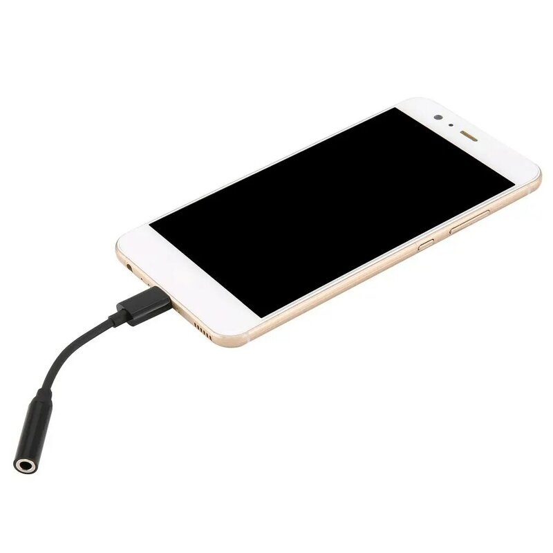 Аудиокабель-адаптер для наушников с разъемом USB C 3,5 и штекером AUX 3,5 мм для Huawei V30 mate 20 P30 pro Xiaomi Mi 10 9