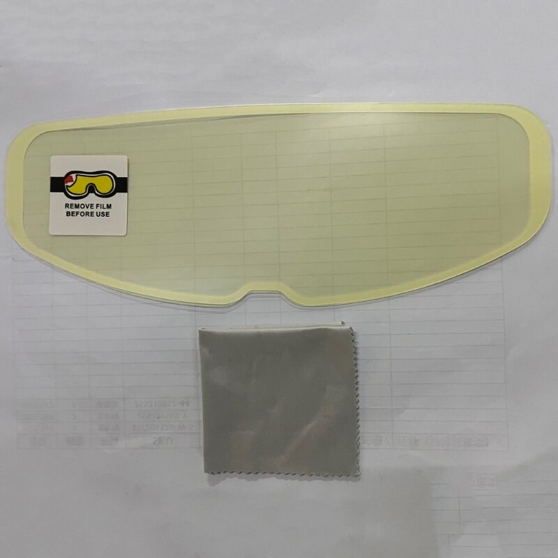 Capacete viseira anti nevoeiro capa lente anti nevoeiro capacete acessórios