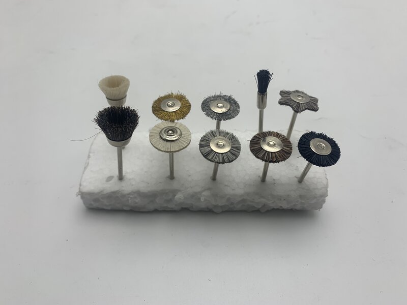 Kit de polissage pour moteur rotatif, outil de bijouterie, tige de 2.35mm, 10 pièces