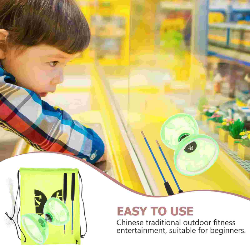 Набор профессиональных игрушек для малышей, двойная головка, пластиковые классические китайские детские игрушки Yo-yo