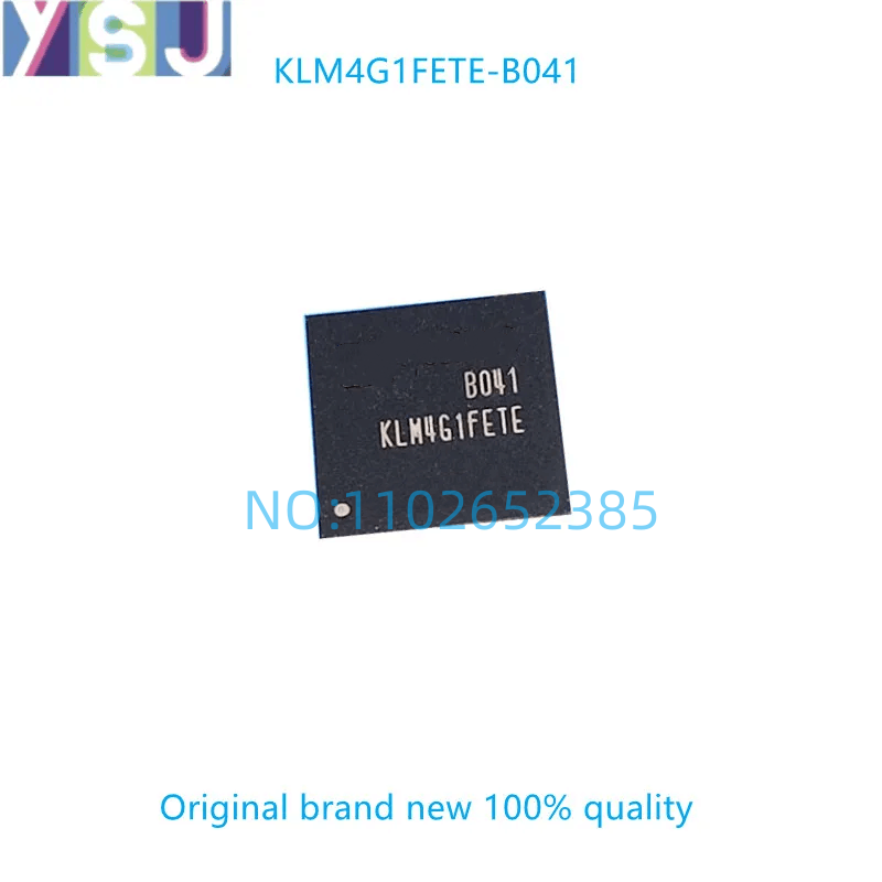 KLM4G1FETE-B041 100% ใหม่ Original BGA153 EMMC KLM4G1FETE