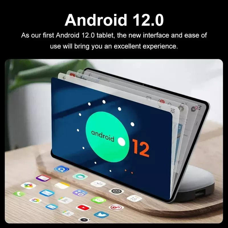 Планшет Pad 6 Pro, 11 дюймов, 4K, Android 12, 16 ГБ ОЗУ + 1 ТБ ПЗУ