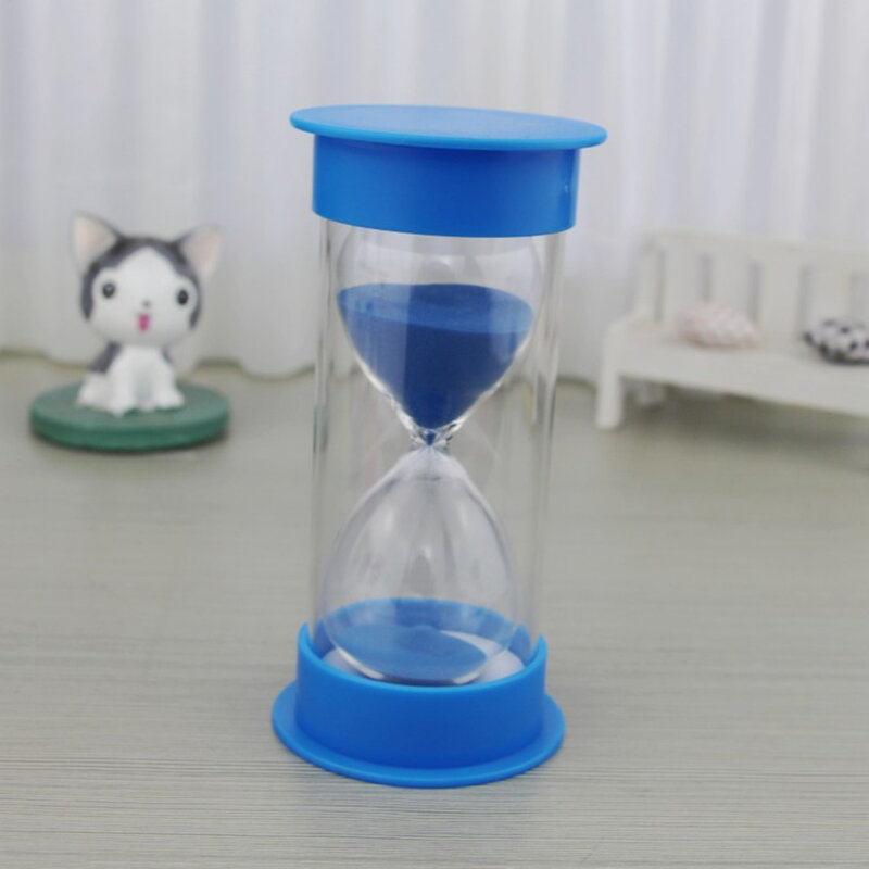 Sandglass 30 минут цилиндрические песочные часы мини портативные песочные часы для настольных игр украшение подарок