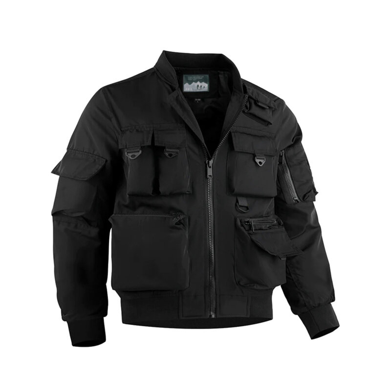 2023 весна-осень мужская новая многофункциональная внедорожная куртка в стиле милитари с несколькими карманами простая