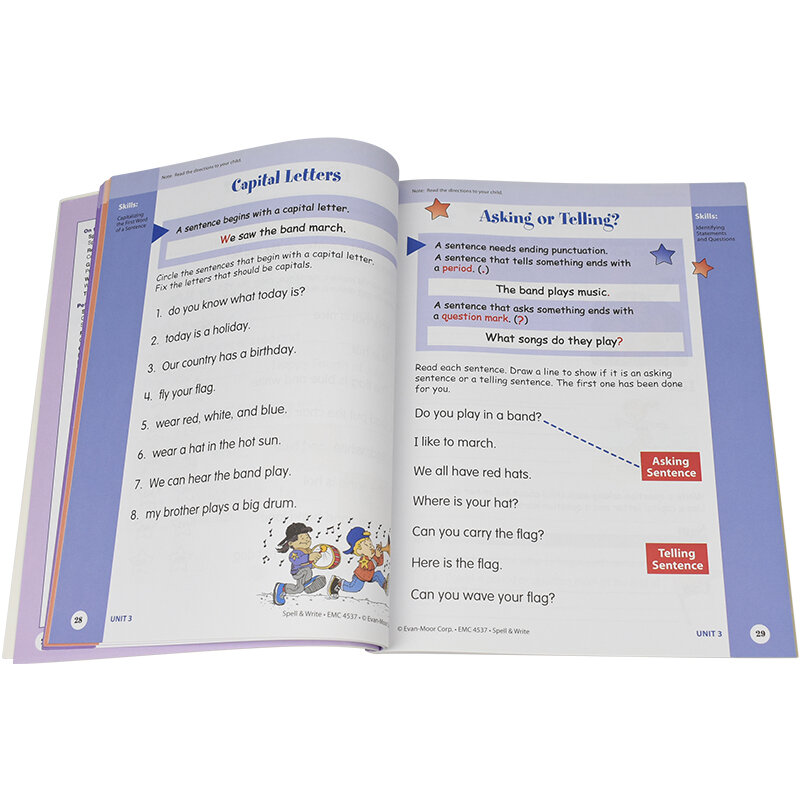 Школа и заклинание Эвана-Мора, учебник 1 класса, для детей 4-7 лет, английская книга 9781596730458