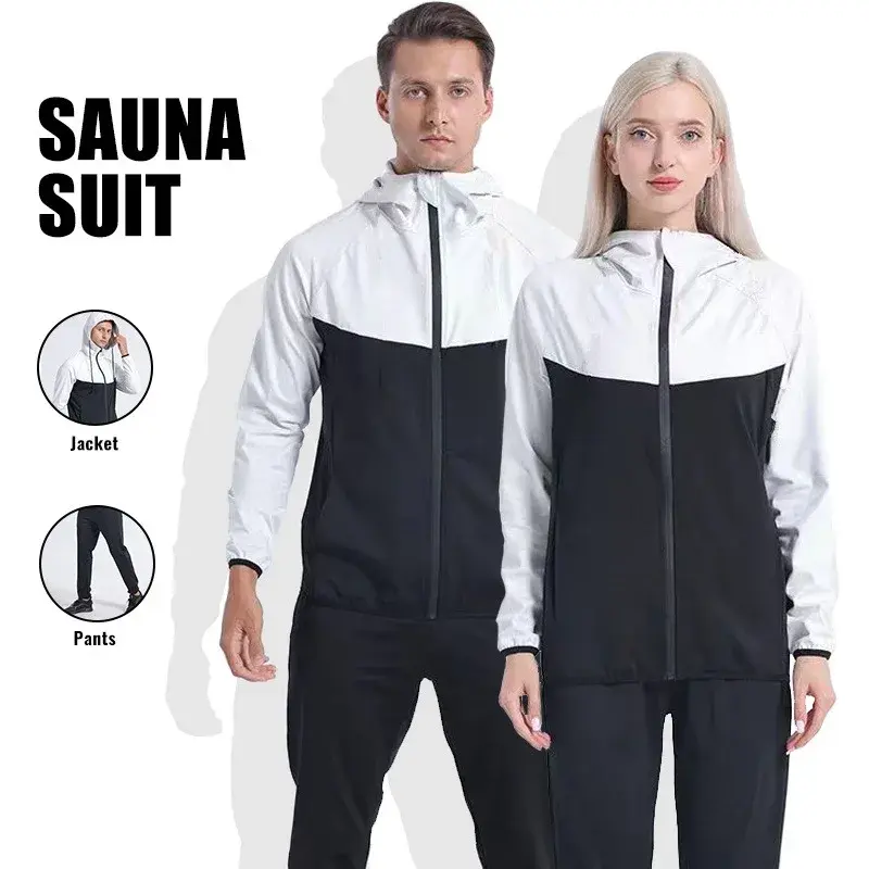 Unisex Sweat Body Shaper, Plus Size Sauna Suit, Slimming Fitness Jacket, Sweat Suit, Sweat Suit, Fast Abdomen, Run